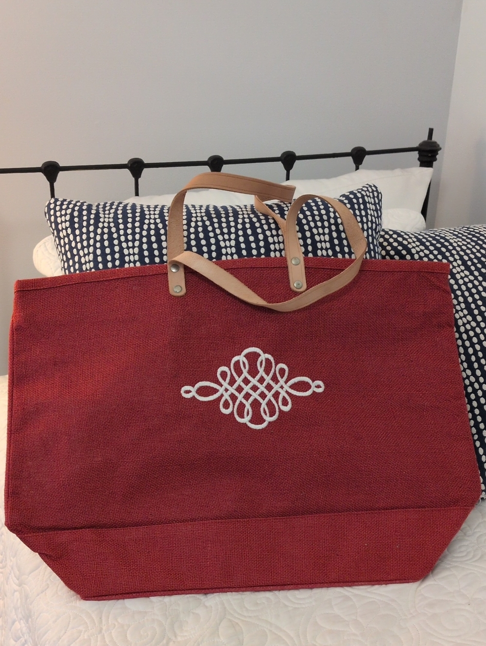Ballard Marvelot Icon Jute Tote Bag